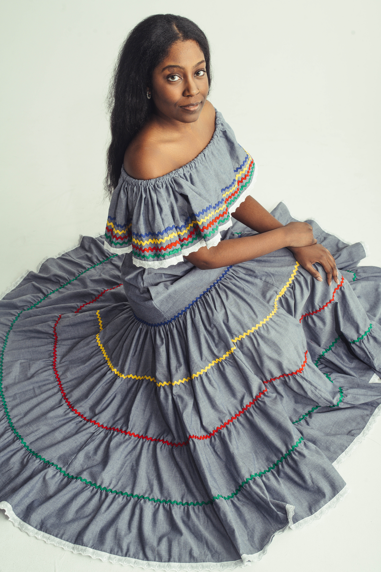 Robe Sanité portée – mise en situation folklorique